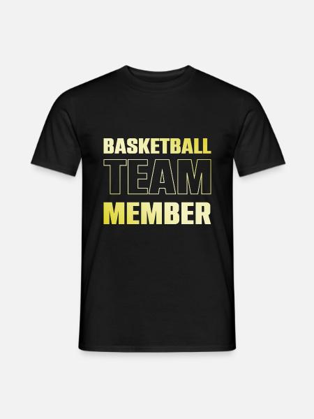 basketball team - Men's T-Shirt - black