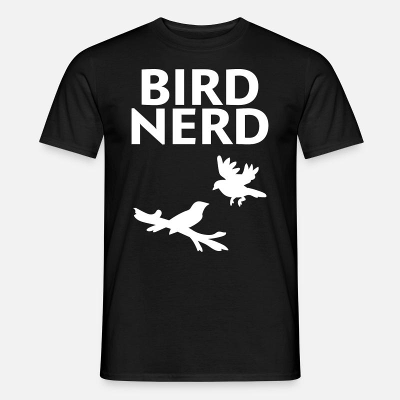 Bird Nerd - Männer T-Shirt - Schwarz