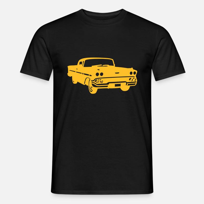 Oldtimer - Männer T-Shirt - Schwarz