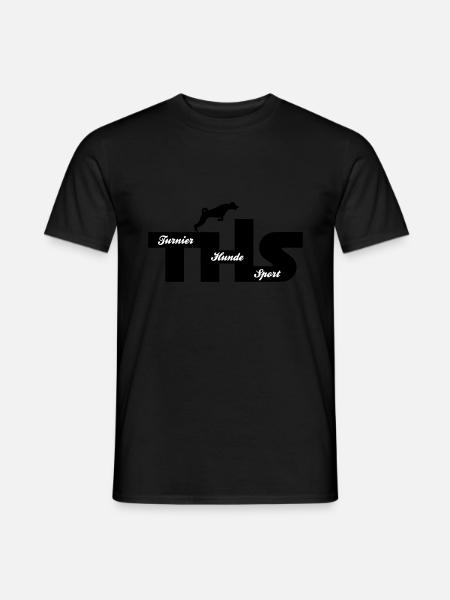 Turnier Hunde Sport THS - Männer T-Shirt - Schwarz