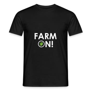 Ferme sur - T-shirt homme - noir - Devant - AI Model Male 178 light (178cm)
