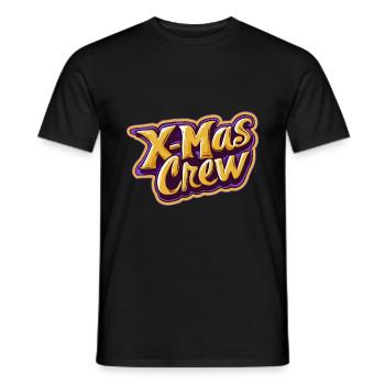 Équipage de Noël - T-shirt homme - noir - Devant - AI Model Male 178 light (178cm)