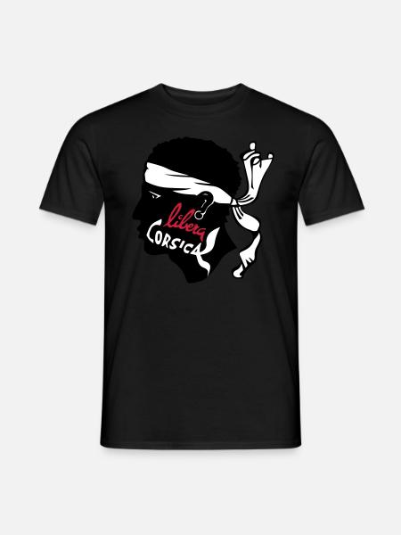 CORSE - CORSICA LIBRA - T-shirt homme - noir