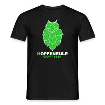 Hopfeneule Craftbeer fuer Bierliebhaber Bier - Männer T-Shirt - Schwarz - Vorne - AI Model Male 178 light (178cm)