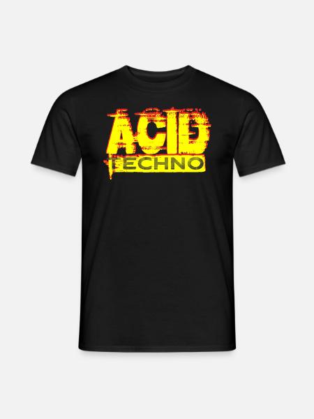 Acid Techno Grunge | We Love Acid Techno - Men's T-Shirt - black