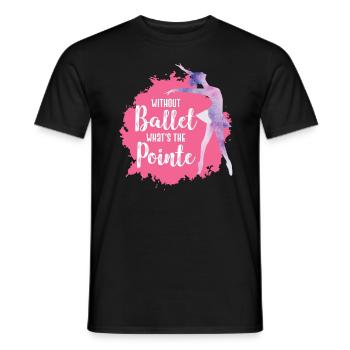 Ballet Dansant - T-shirt homme - noir - Devant - AI Model Male 178 light (178cm)