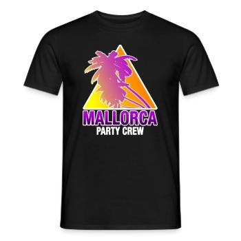 Majorque Party Crew île Espagne vacances - T-shirt homme - noir - Devant - AI Model Male 178 light (178cm)