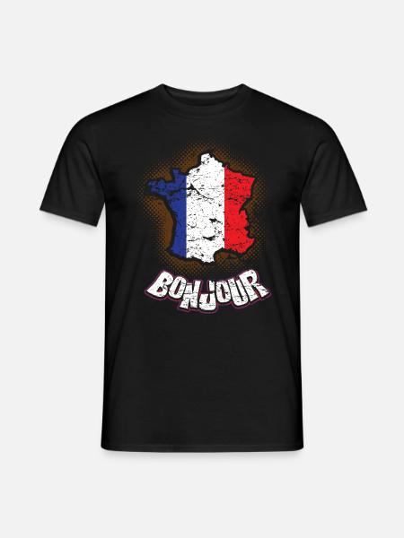 France country and countries - Men's T-Shirt - black