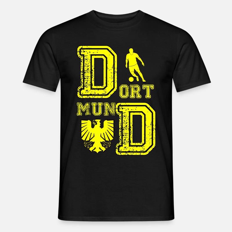dortmund - Männer T-Shirt - Schwarz