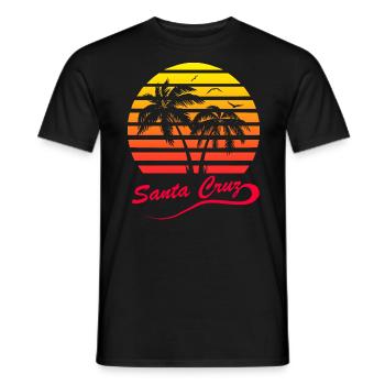 Santa Cruz - T-shirt homme - noir - Devant - AI Model Male 178 light (178cm)