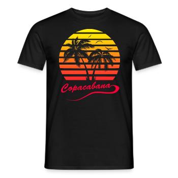 Copacabana - T-shirt homme - noir - Devant - AI Model Male 178 light (178cm)