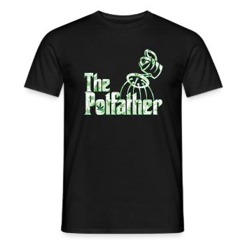 The Potfather | Gärtner Züchter Geschenk - Männer T-Shirt - Schwarz - Vorne - AI Model Male 178 light (178cm)