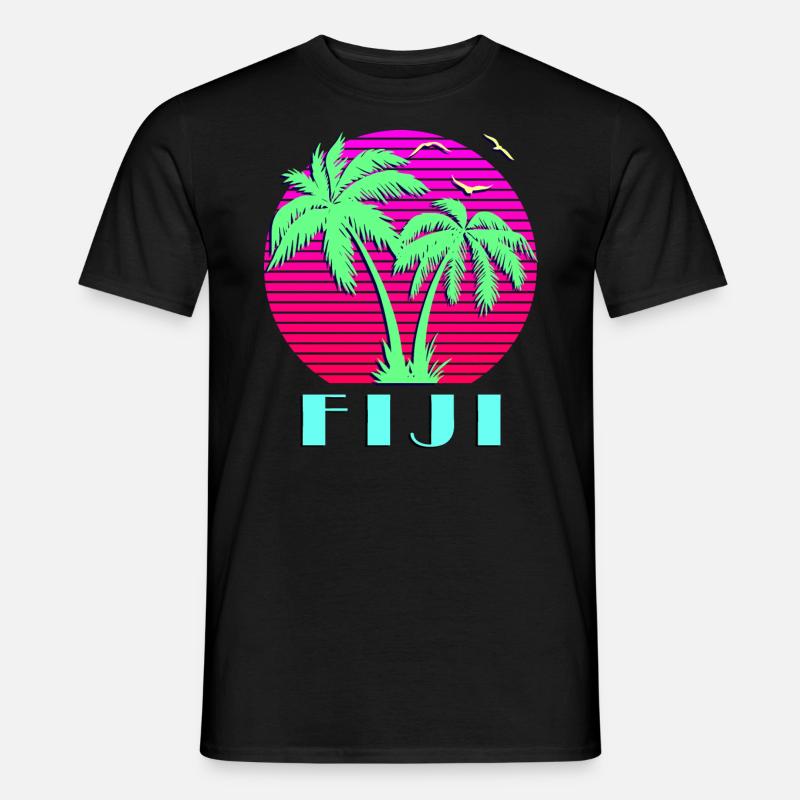 Fidschi - Männer T-Shirt - Schwarz