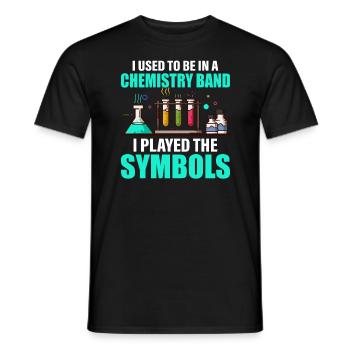 Chemie Chemiker lustiger Spruch - Männer T-Shirt - Schwarz - Vorne - AI Model Male 178 light (178cm)