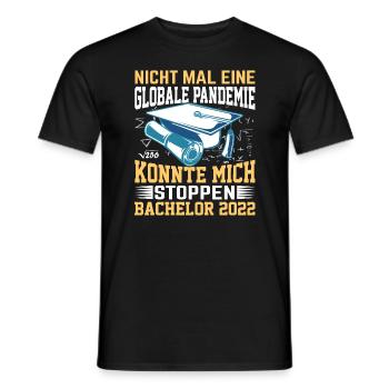 Bachelor 2022 Geschenk nichts konnte mich aufhalte - Männer T-Shirt - Schwarz - Vorne - AI Model Male 178 light (178cm)