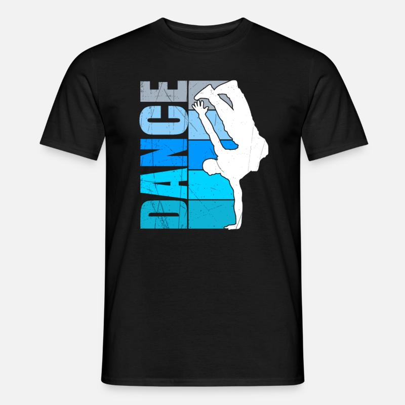 Retro Break dancer - Men’s T-shirt - black