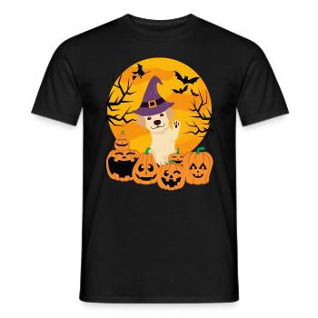 Labrador Retriever Halloween Costume Chien - T-shirt homme - noir - Devant - AI Model Male 178 light (178cm)
