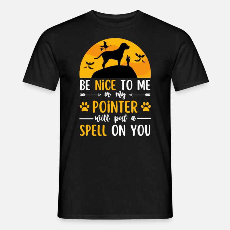English Pointer Halloween Kostüm Hund - Männer T-Shirt - Schwarz