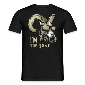 Soy el animal de música genial y divertido de la - T-shirt homme - noir - Devant - AI Model Male 178 light (178cm)