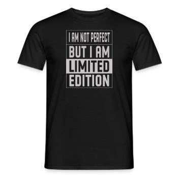 Nicht Perfekt Ich Bin Limited Edition Unique - Männer T-Shirt - Schwarz - Vorne - AI Model Male 178 light (178cm)