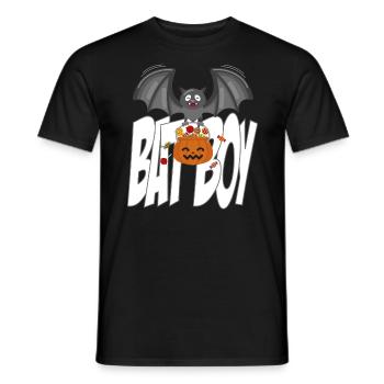 Halloween Fledermaus - Männer T-Shirt - Schwarz - Vorne - AI Model Male 178 light (178cm)