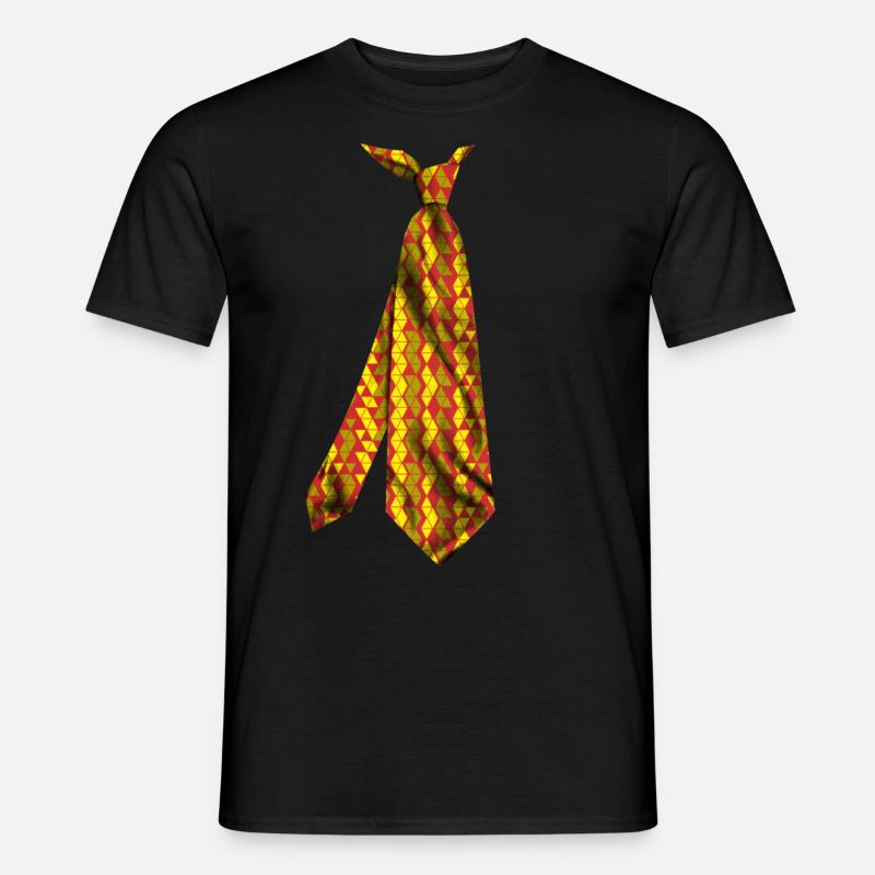 cravate cravate corbata Krawatte stropdas solmio - T-shirt homme - noir
