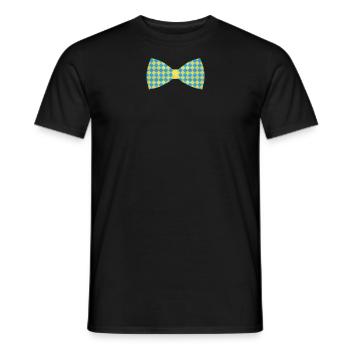 Drapeau ukrainien Cadeau Mouche Jaune Bleu - T-shirt homme - noir - Devant - AI Model Male 178 light (178cm)