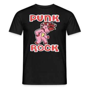 Punkrock Musik Punker Punkrock Irokesenschnitt - Männer T-Shirt - Schwarz - Vorne - AI Model Male 178 light (178cm)