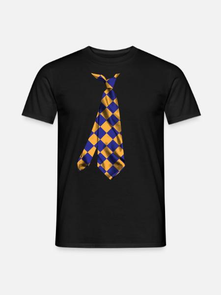 cravate Krawatte cravatta necktie corbata solmio - Mænd T-shirt - sort