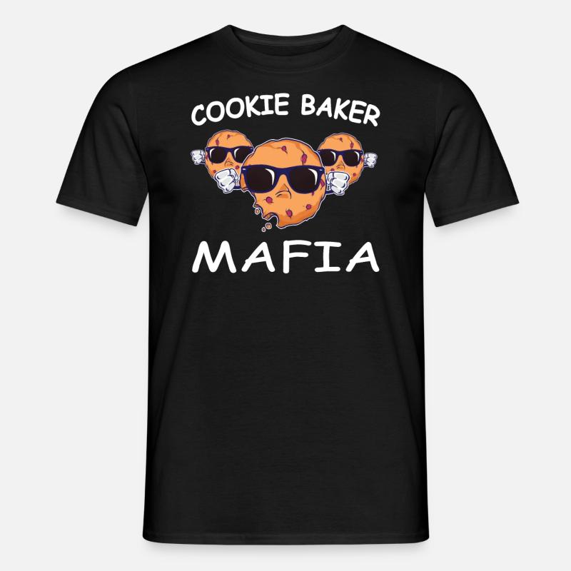 Сookie Baker Mafia Cook Chef Weihnachtszauber - Männer T-Shirt - Schwarz