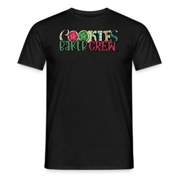 Сookie Baker Crew Cook Chef Weihnachtsmagie - Männer T-Shirt - Schwarz - Vorne - AI Model Male 178 light (178cm)