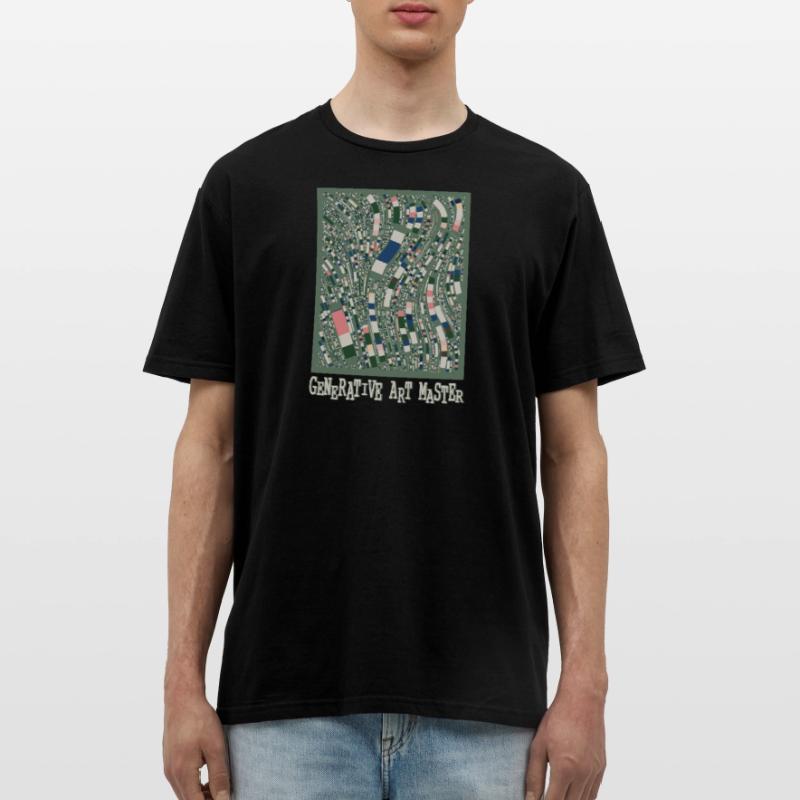 Code d’image de programmation de maître d’art génératif T-shirt Homme