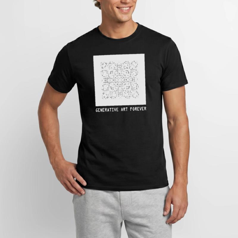 Programmes d’art génératif code d’image pour toujours T-shirt homme