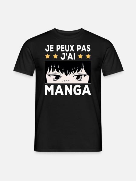 I can't I have Manga - Men's T-Shirt - black