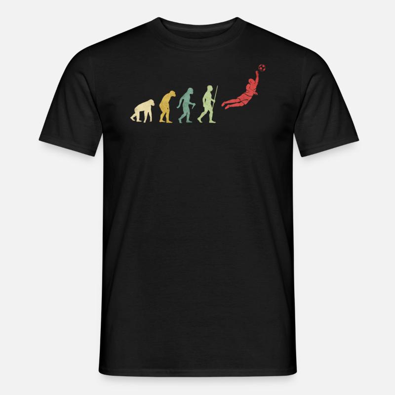 Soccer Goalie Save Evolution - Men’s T-shirt - black