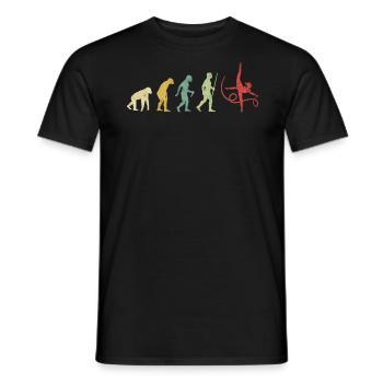 Rhythmische Gymnastikmädchenentwicklung - Männer T-Shirt - Schwarz - Vorne - AI Model Male 178 light (178cm)