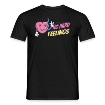 Pas de rancune blague humour fumée de cigarette - T-shirt homme - noir - Devant - AI Model Male 178 light (178cm)