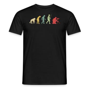 PhotoGrafer Pro Evolution - T-shirt homme - noir - Devant - AI Model Male 178 light (178cm)
