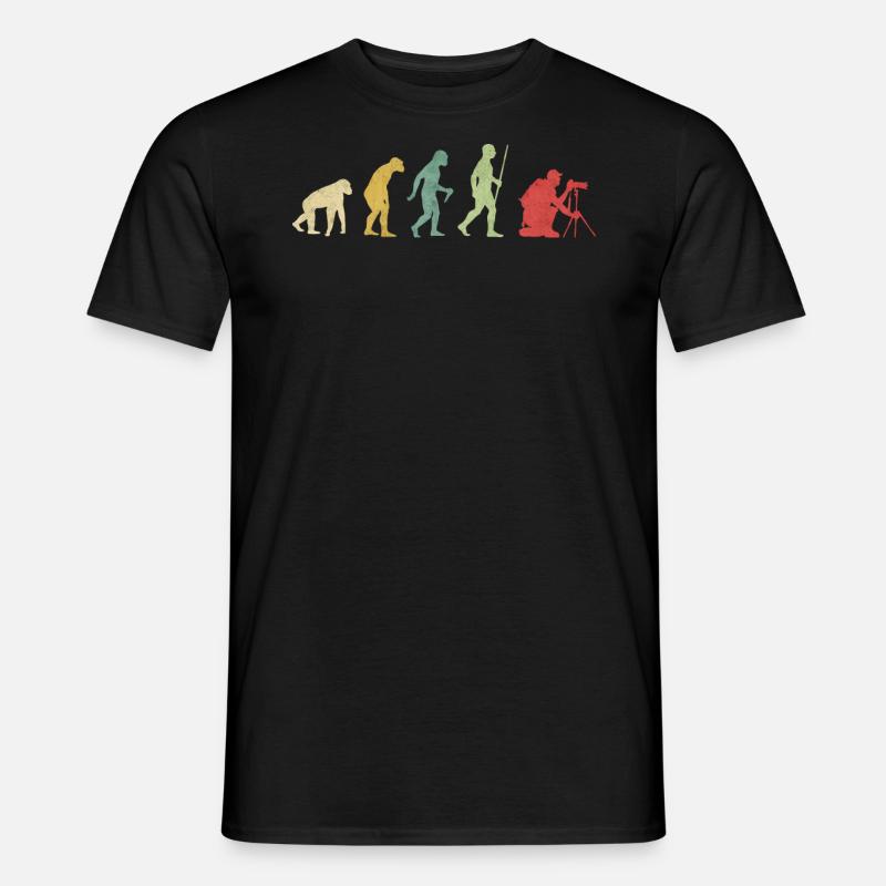 Photografer Pro Evolution - Männer T-Shirt - Schwarz