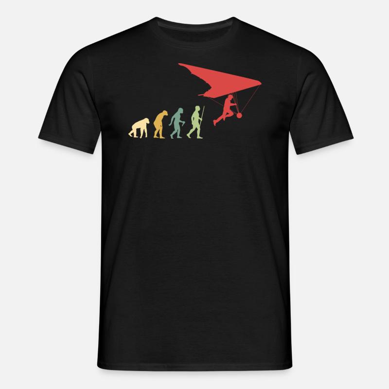 Hanggliding Evolution - Men's T-Shirt - black