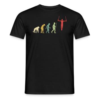 Gimnasta todavía anima a la evolución del atleta - T-shirt homme - noir - Devant - AI Model Male 178 light (178cm)