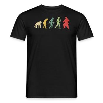 Celú Glaying Man Evolution - T-shirt homme - noir - Devant - AI Model Male 178 light (178cm)