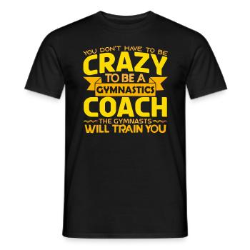 Coach Gymnastics | Cadeau coach Gymnastics Le Meil - T-shirt homme - noir - Devant - AI Model Male 178 light (178cm)