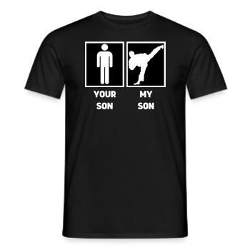 Du Bist Mein Sohn Japanischer Kampfkunst Boy - Männer T-Shirt - Schwarz - Vorne - AI Model Male 178 light (178cm)