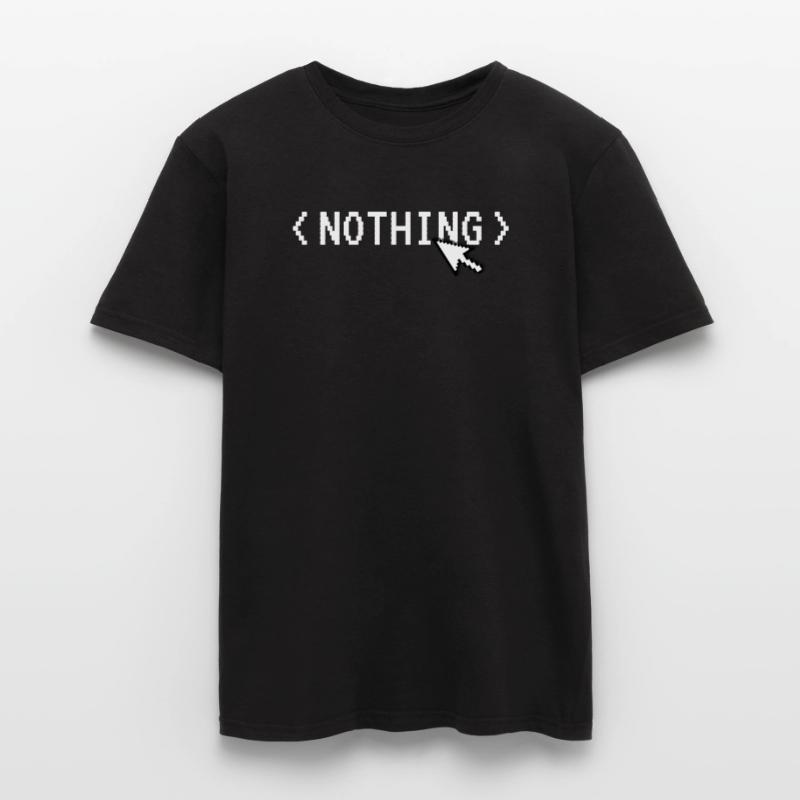 Rien Code Informatique Programmeur Souris Humour T-shirt homme