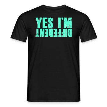 Yes, I am another gift party myself - Men's T-Shirt - black - Front - AI Model Male 178 light (178cm)