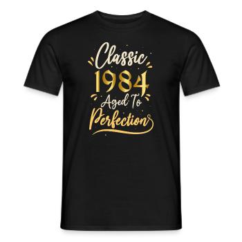 Anniversaire 1984 cadeau 1984 Classic 1984 - T-shirt homme - noir - Devant - AI Model Male 178 light (178cm)