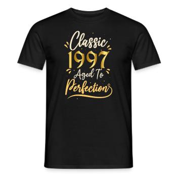 Anniversaire 1997 cadeau 1997 Classic 1997 - T-shirt homme - noir - Devant - AI Model Male 178 light (178cm)