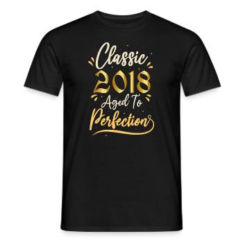 Geburtstag 2018 Geschenk 2018 Classic 2018 - Männer T-Shirt - Schwarz - Vorne - AI Model Male 178 light (178cm)