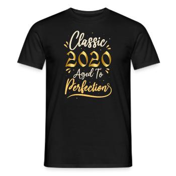Anniversaire 2020 cadeau 2020 Classic 2020 - T-shirt homme - noir - Devant - AI Model Male 178 light (178cm)